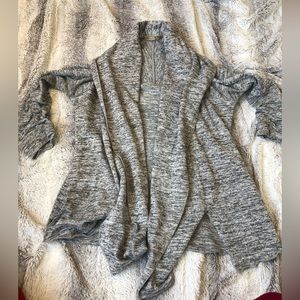 Athleta Haven wrap open gray cardigan